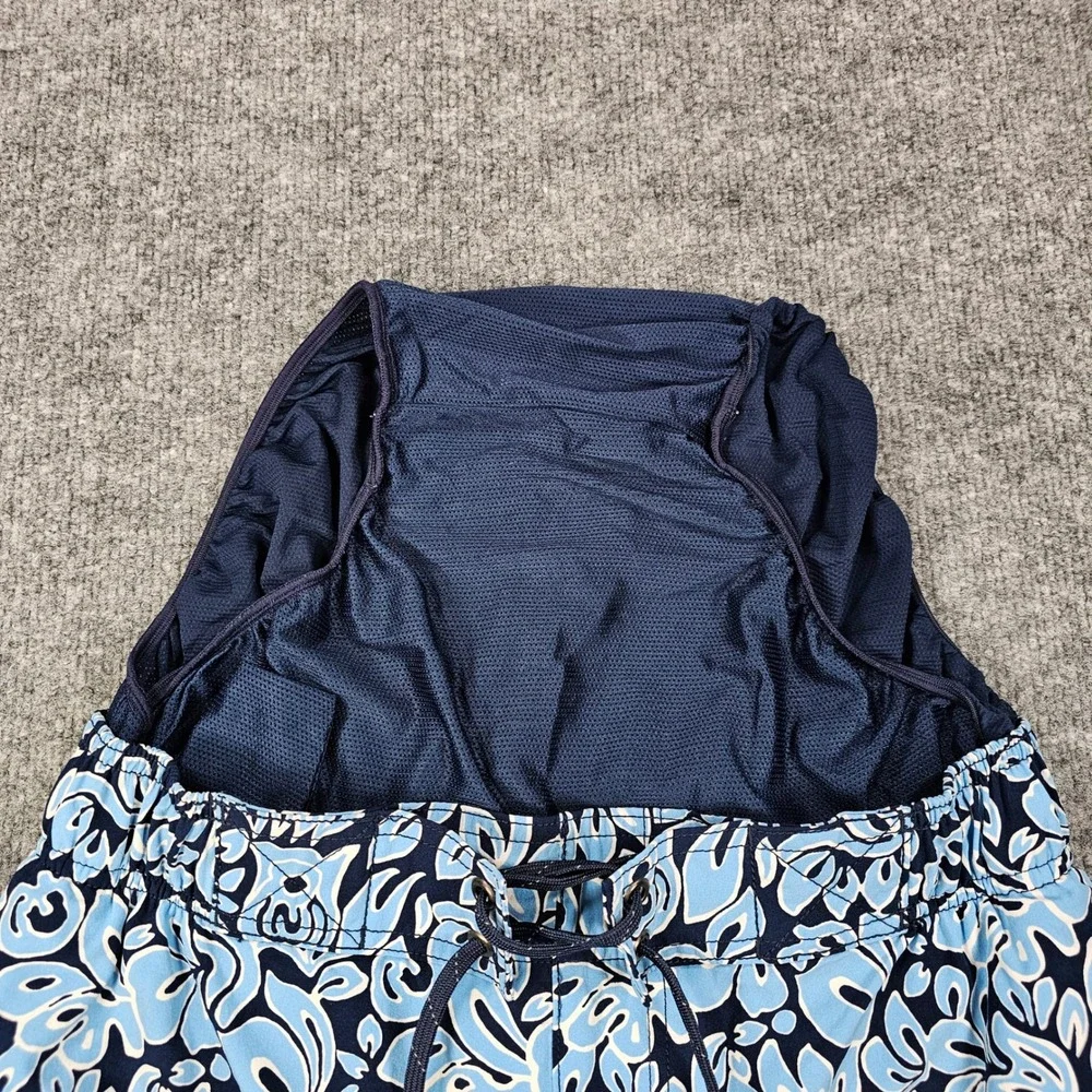 Coolibar‎ Swim Trunks Mens S Blue Floral Paisley UPF 50+ Sun Protection Shorts